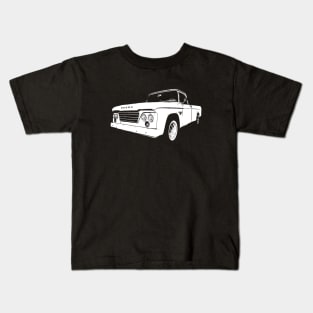 1965 Dodge D-100 Sweptline - stylized Kids T-Shirt